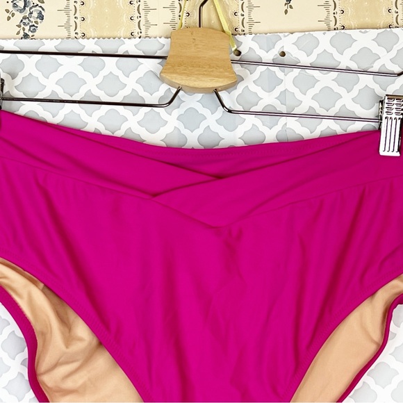 NWT J. Crew Plus Cross Front Cheeky Bikini Bottom - Picture 3 of 7